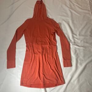 Immersion Research Outdoor Hooded Sendress Orange Size S Thumbholes